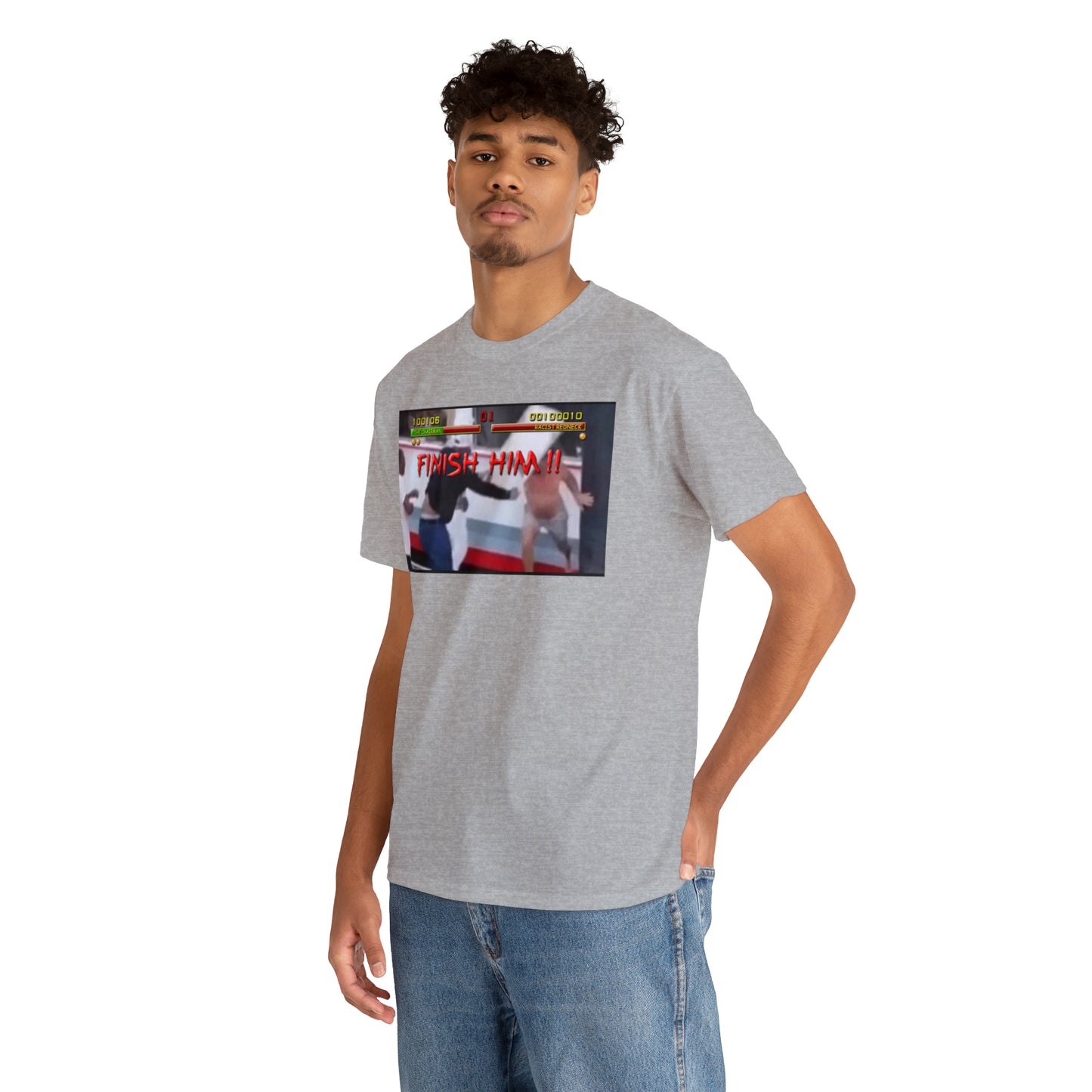 Finish Him Unisex Heavy Cotton Tee