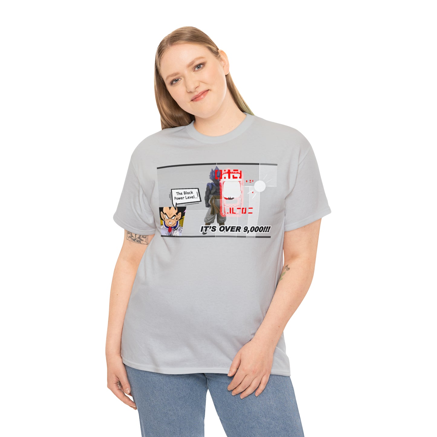 It's Over 9,000 Unisex Heavy Cotton Tee