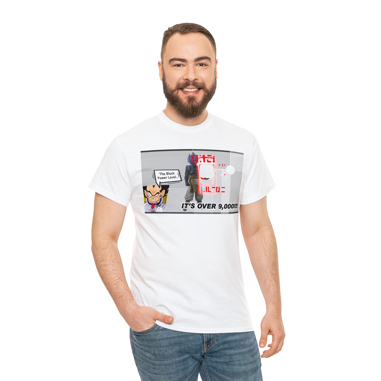It's Over 9,000 Unisex Heavy Cotton Tee