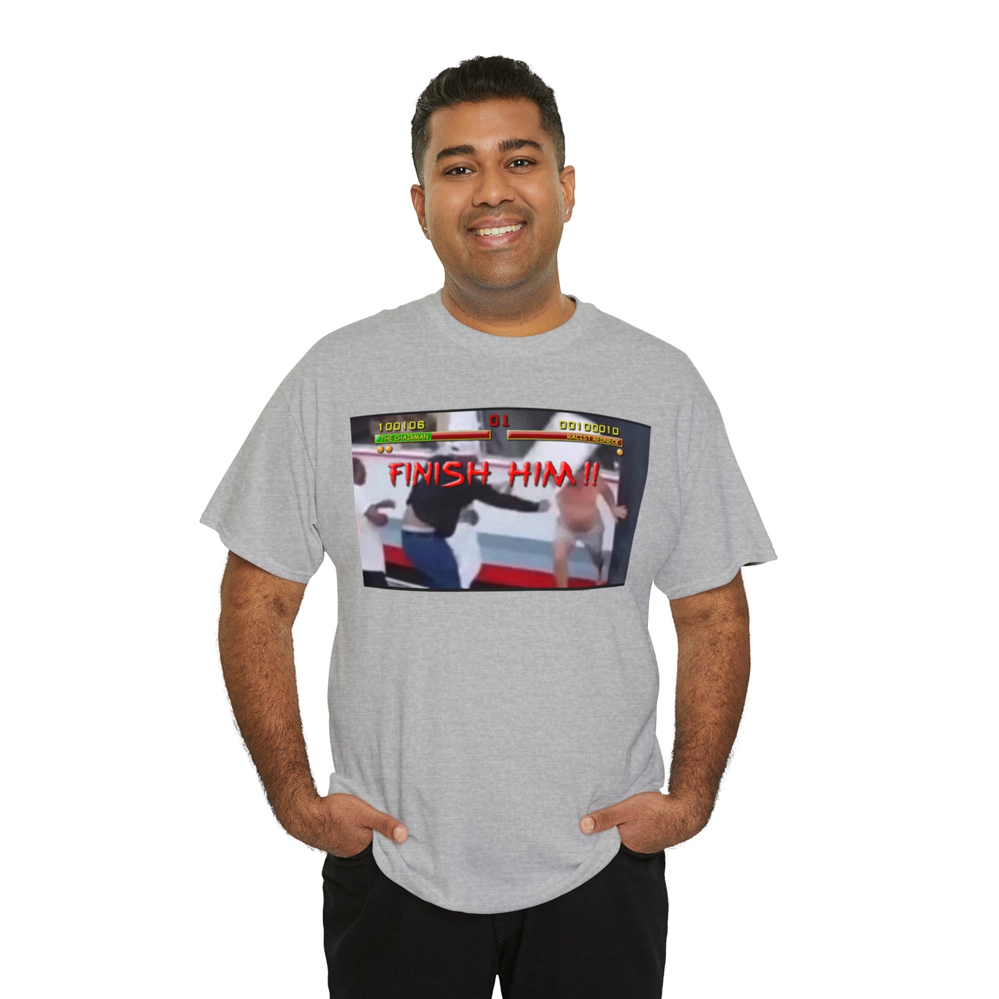 Finish Him Unisex Heavy Cotton Tee