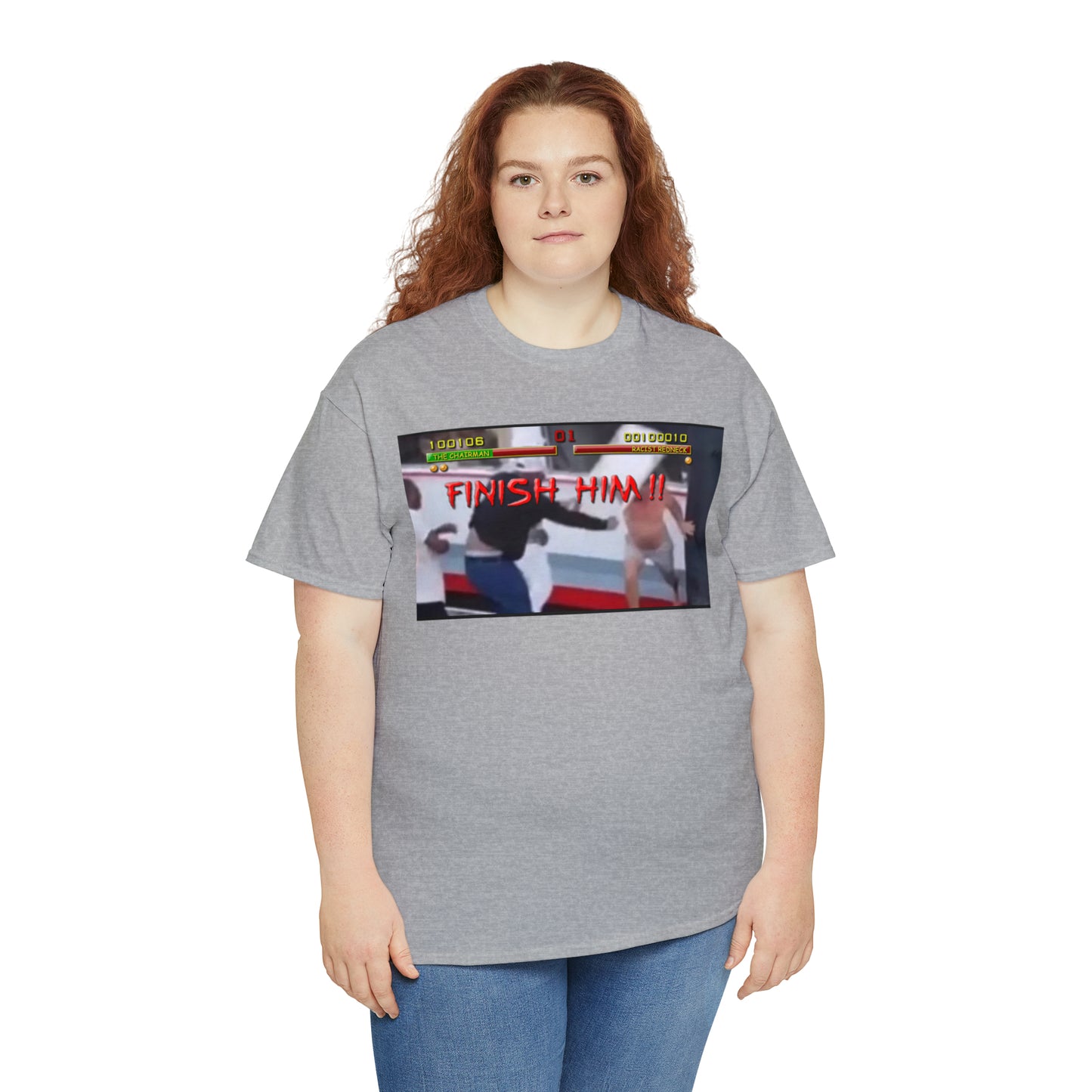 Finish Him Unisex Heavy Cotton Tee