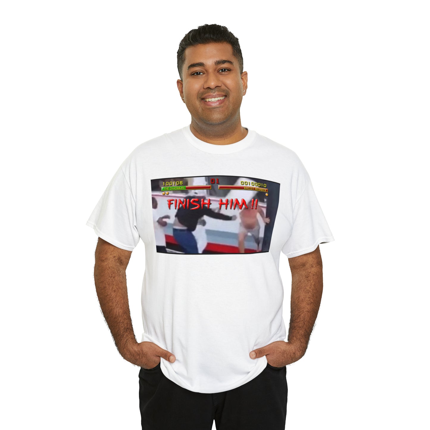 Finish Him Unisex Heavy Cotton Tee