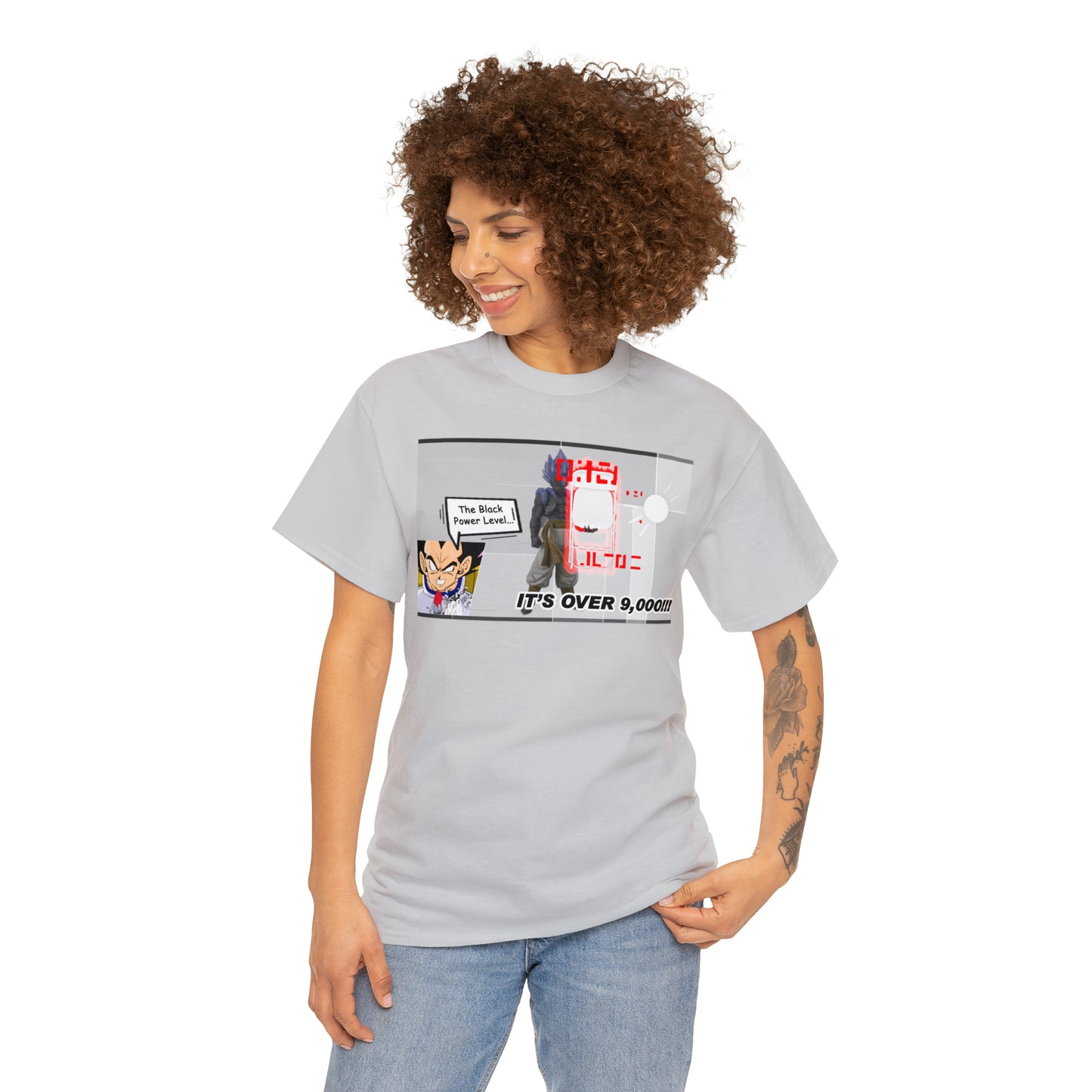 It's Over 9,000 Unisex Heavy Cotton Tee