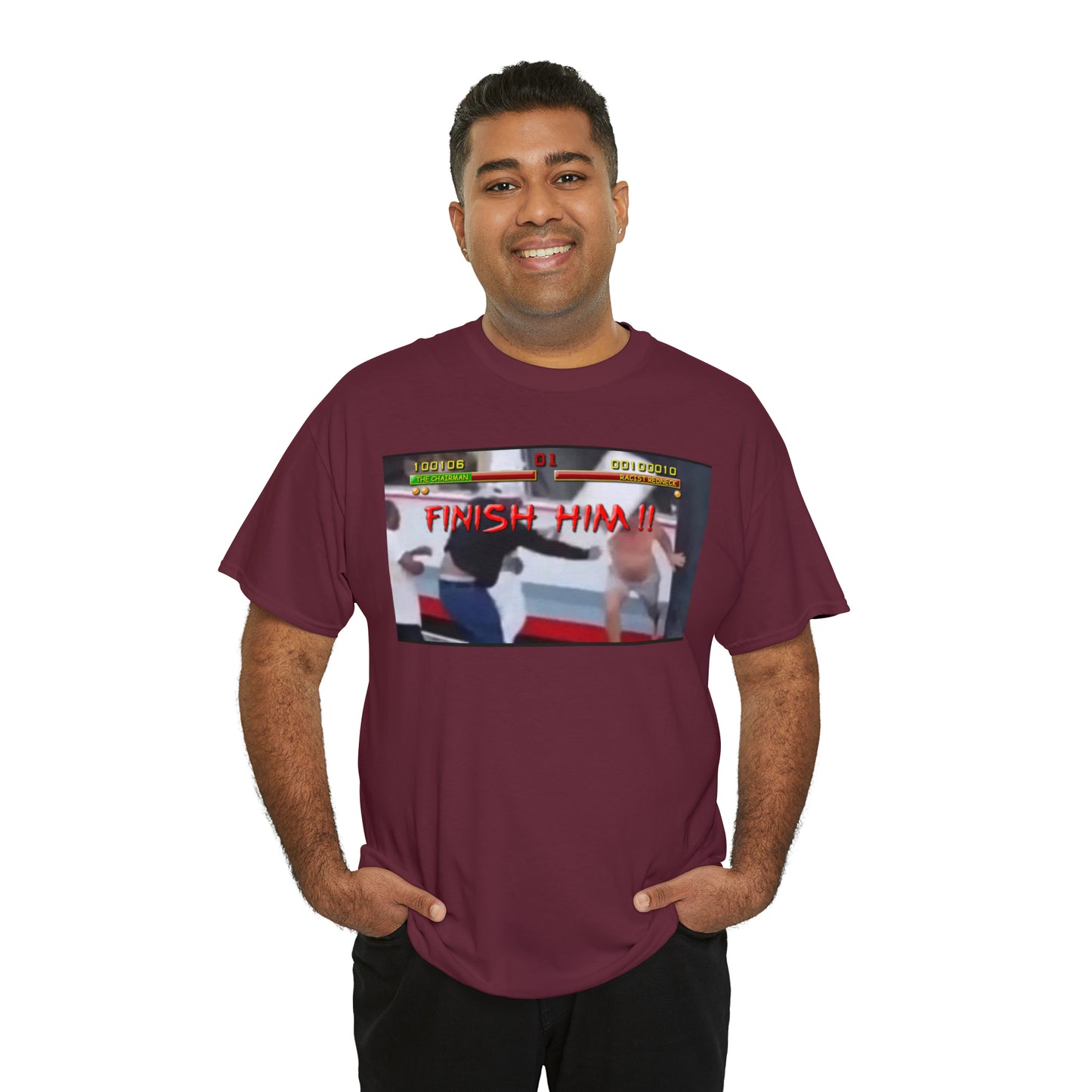 Finish Him Unisex Heavy Cotton Tee