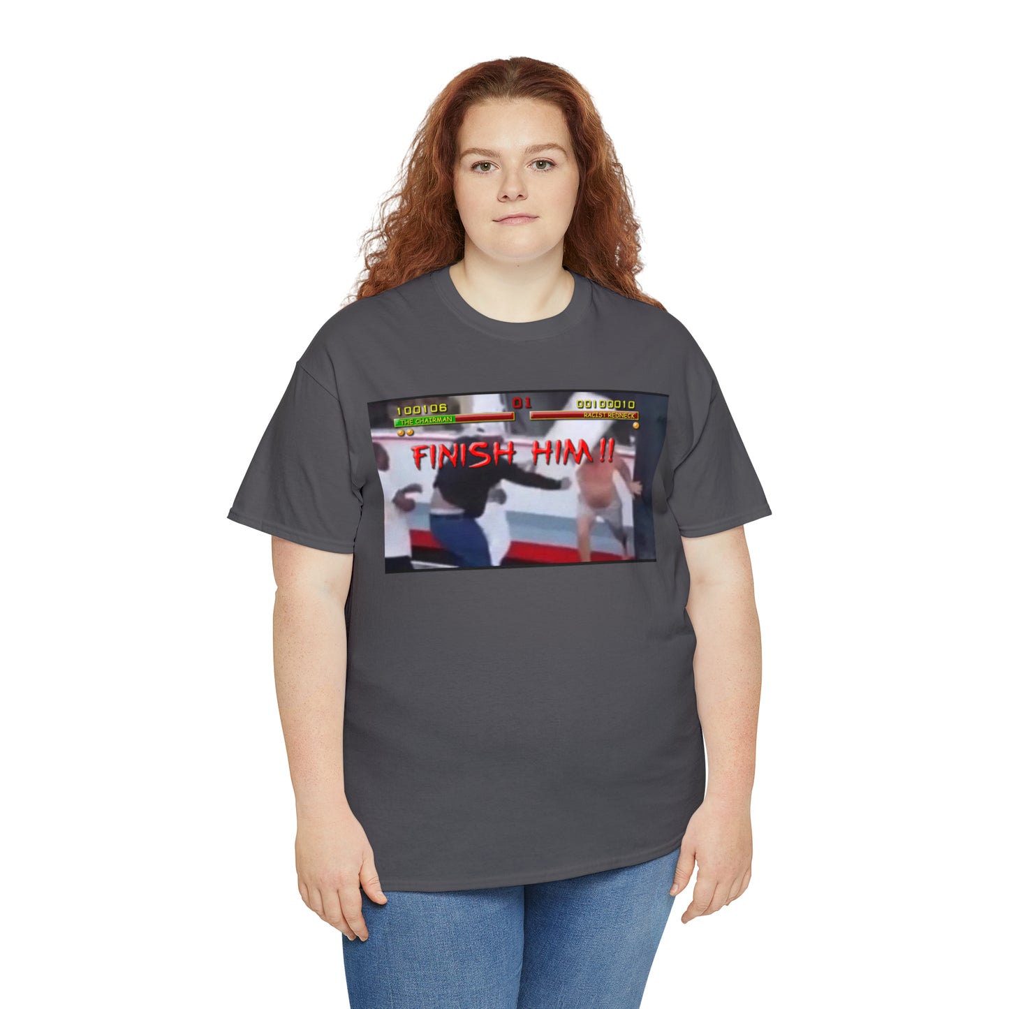Finish Him Unisex Heavy Cotton Tee
