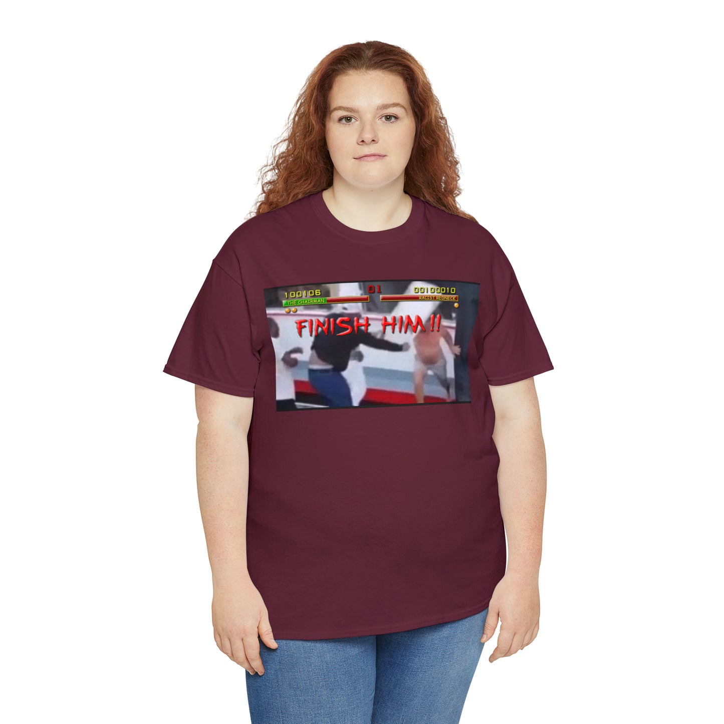 Finish Him Unisex Heavy Cotton Tee