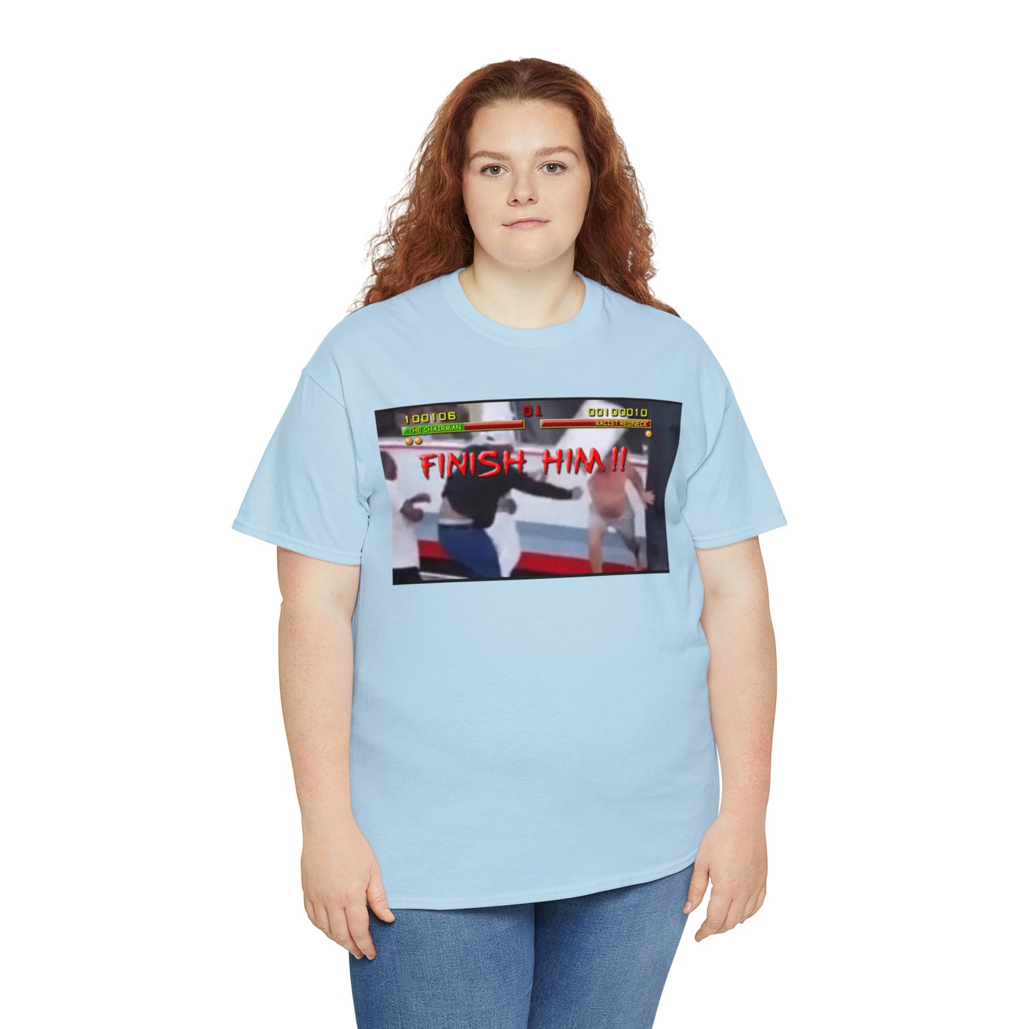 Finish Him Unisex Heavy Cotton Tee