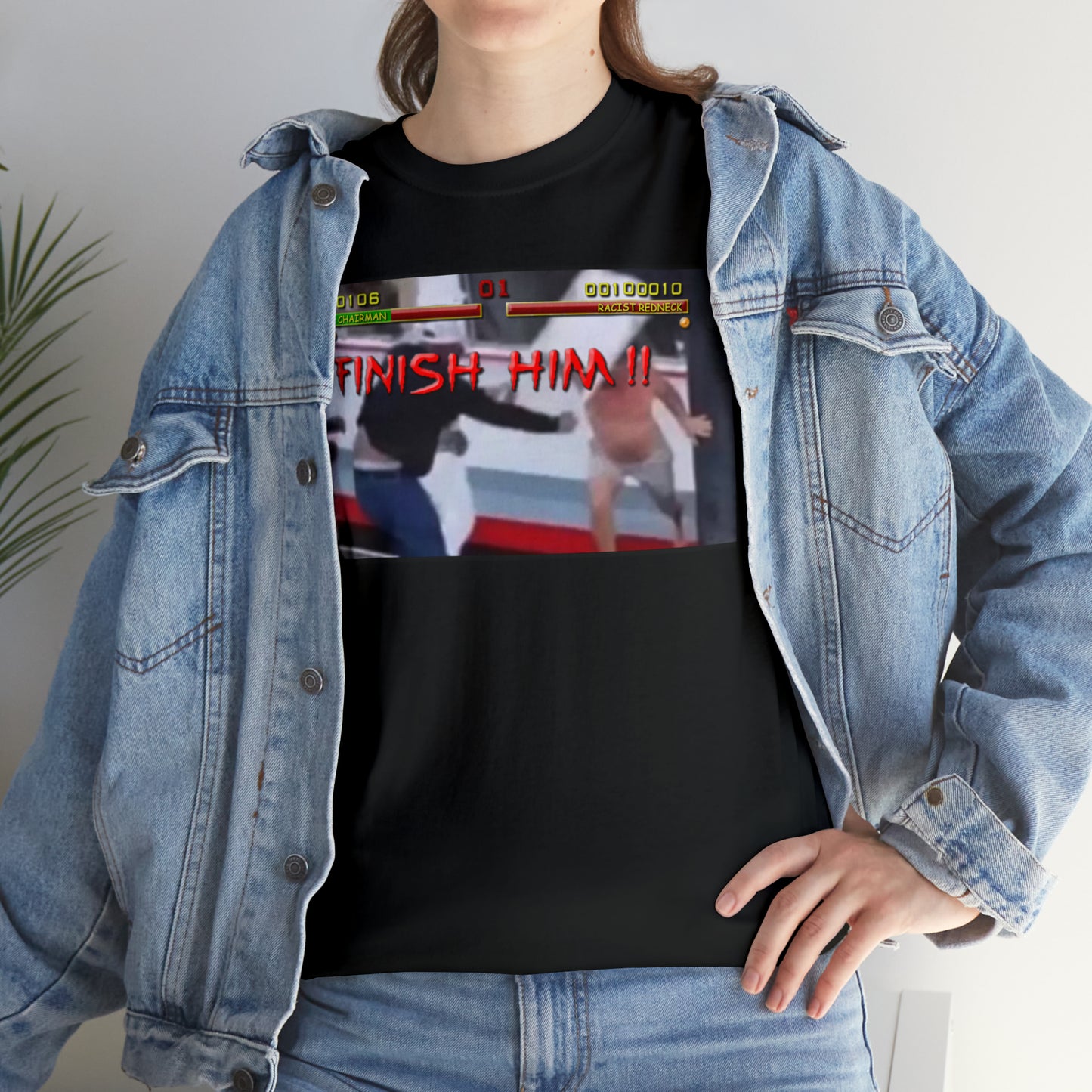 Finish Him Unisex Heavy Cotton Tee