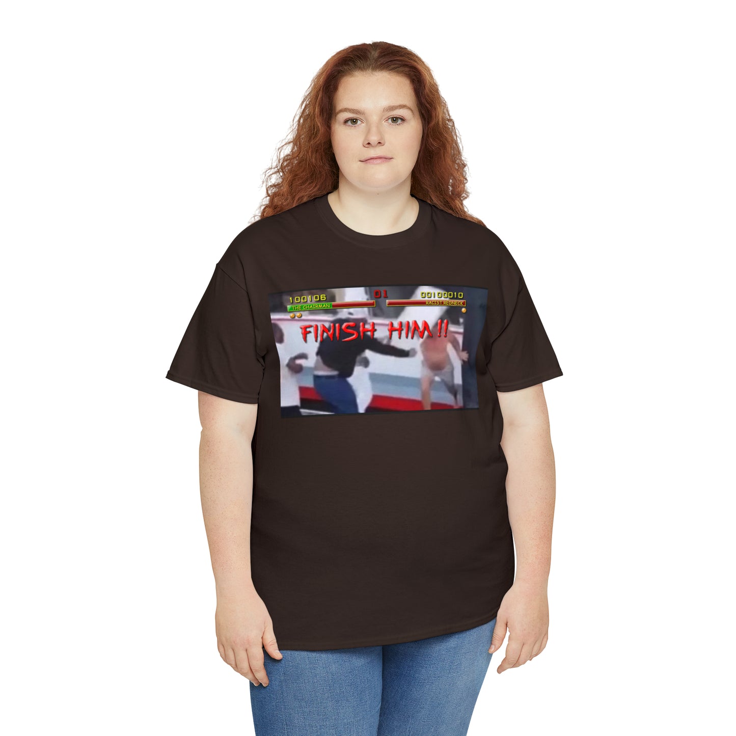 Finish Him Unisex Heavy Cotton Tee