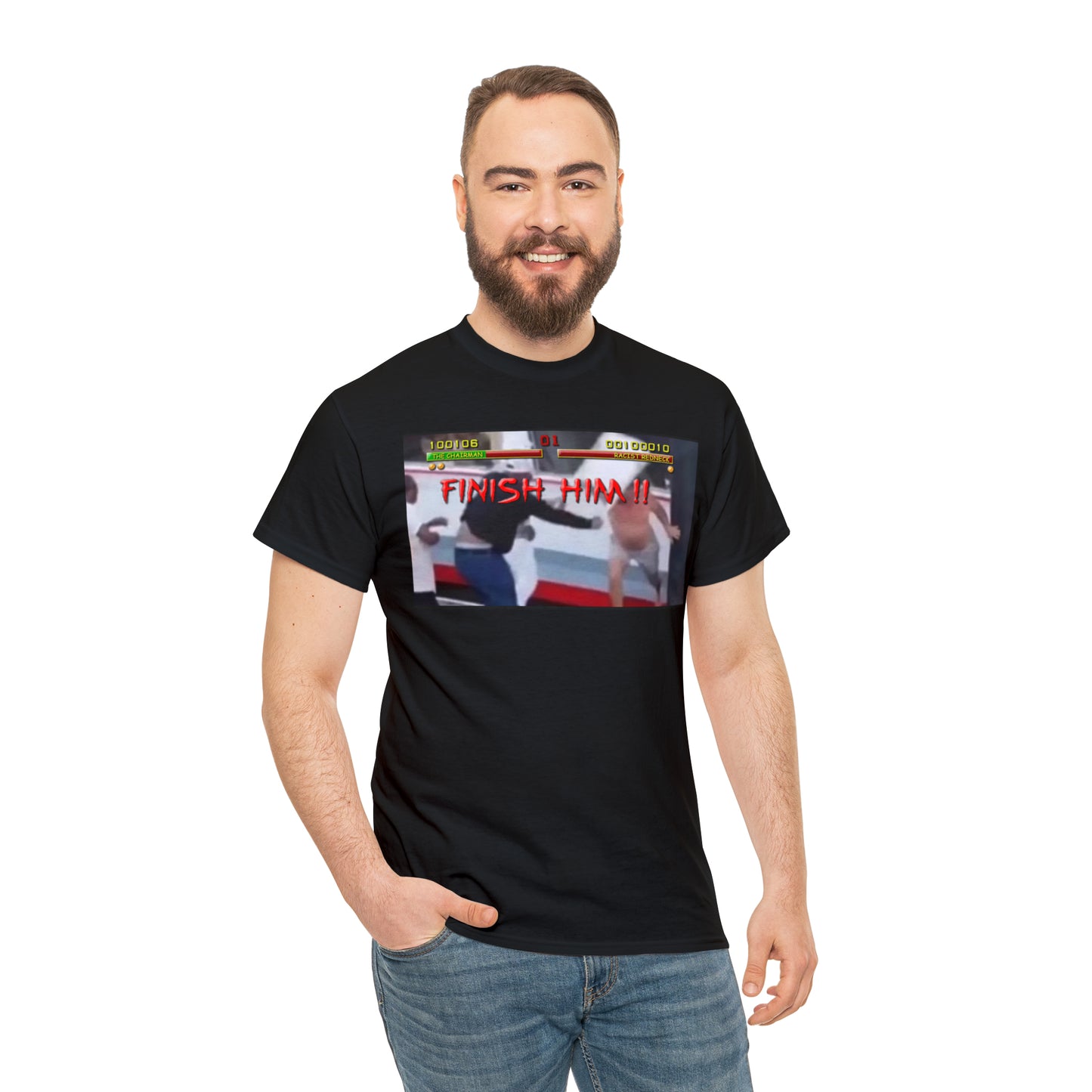 Finish Him Unisex Heavy Cotton Tee