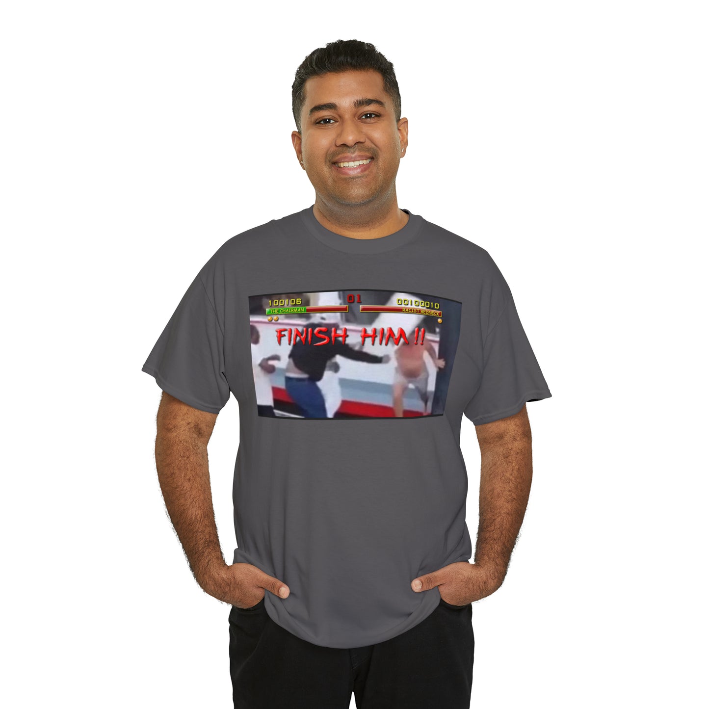 Finish Him Unisex Heavy Cotton Tee