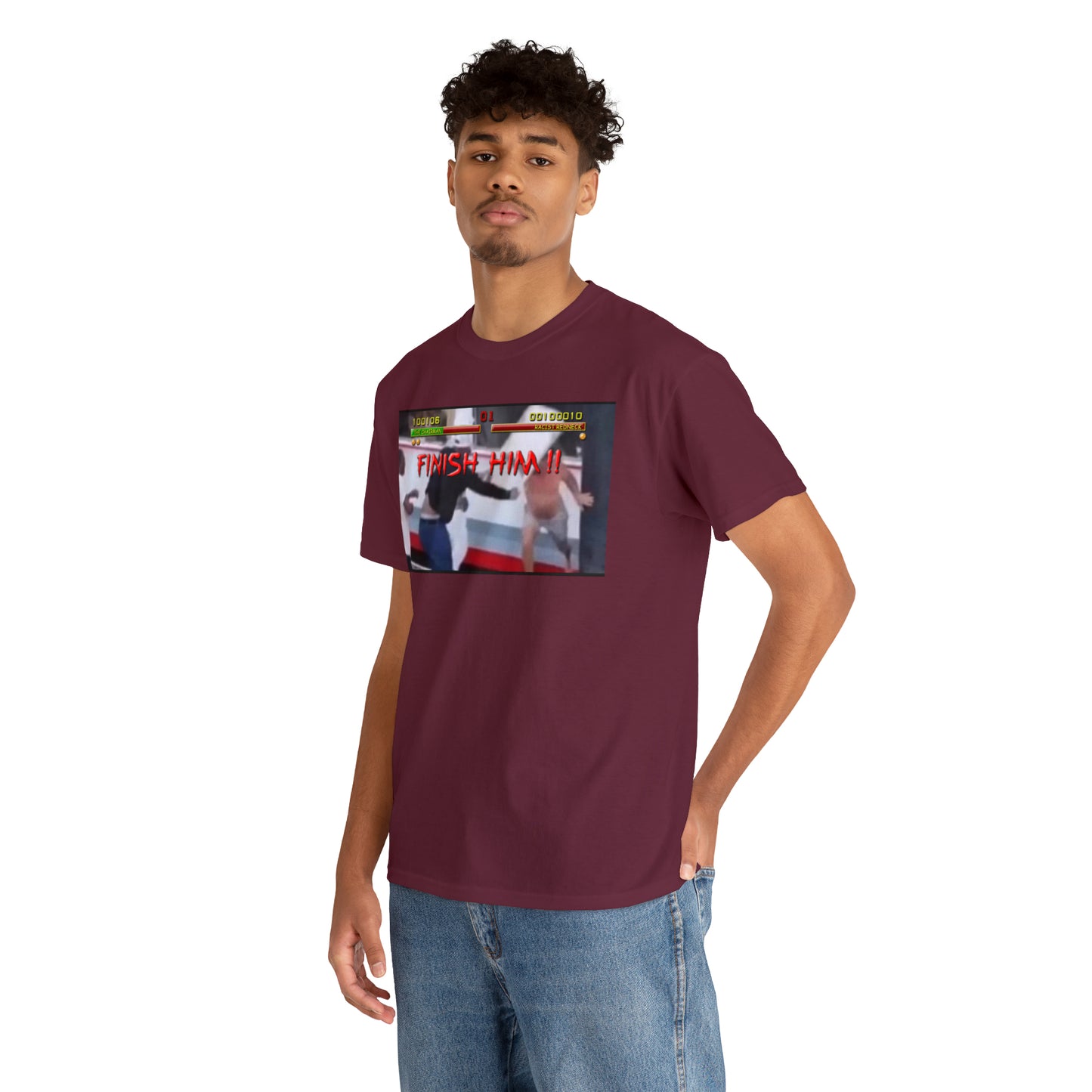 Finish Him Unisex Heavy Cotton Tee