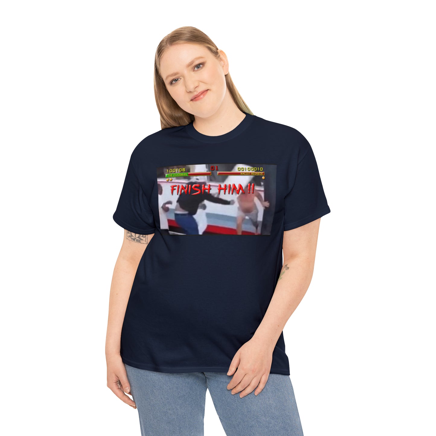 Finish Him Unisex Heavy Cotton Tee