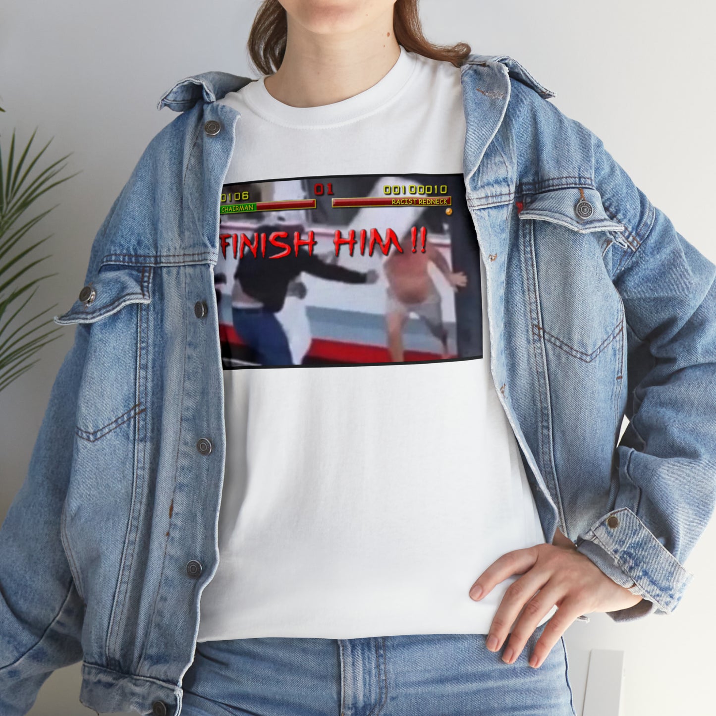 Finish Him Unisex Heavy Cotton Tee