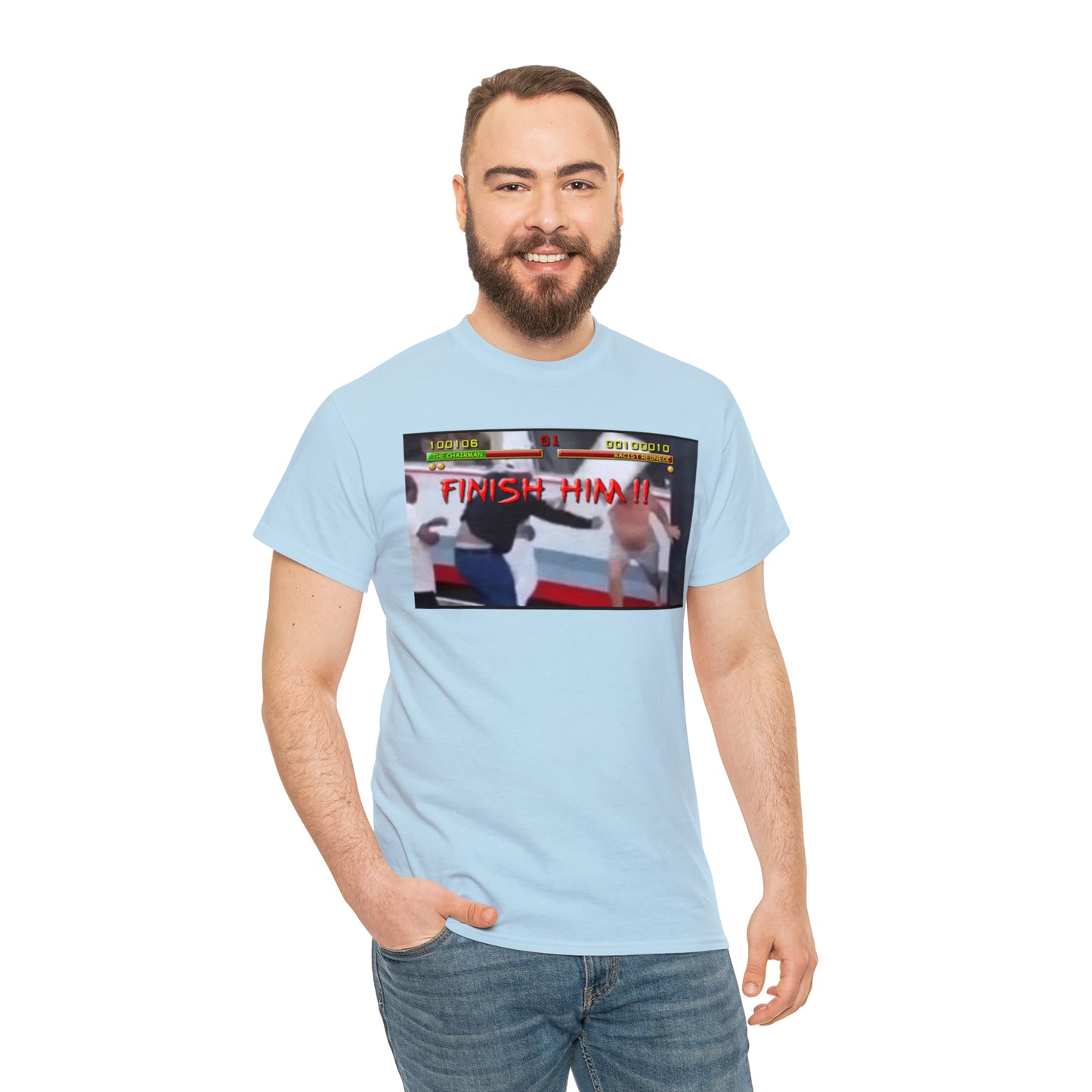 Finish Him Unisex Heavy Cotton Tee