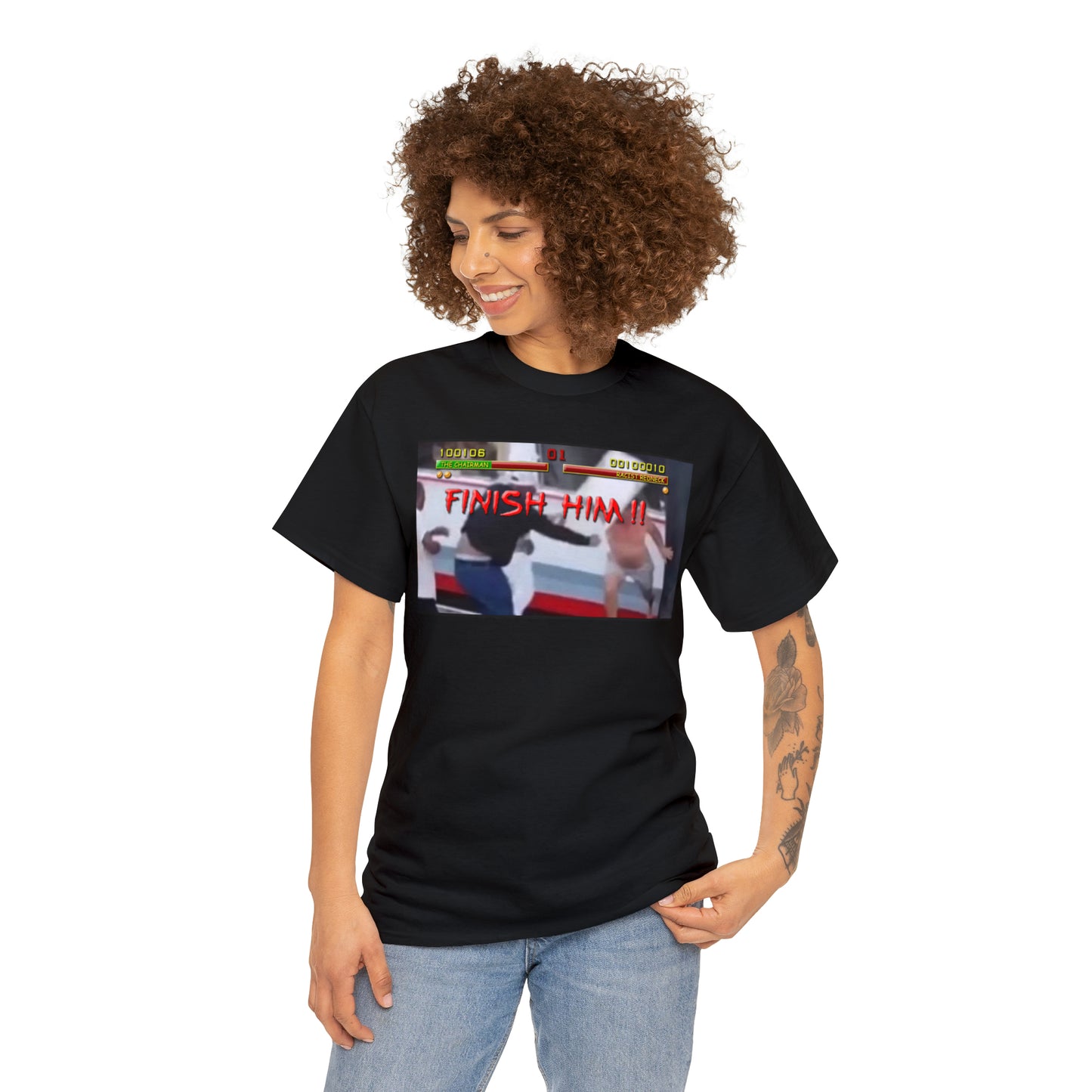 Finish Him Unisex Heavy Cotton Tee