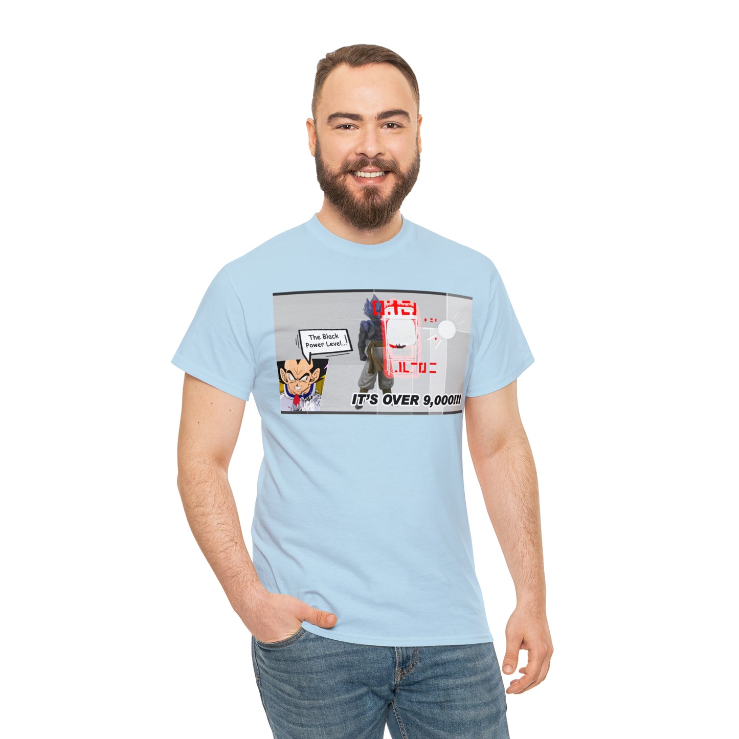 It's Over 9,000 Unisex Heavy Cotton Tee