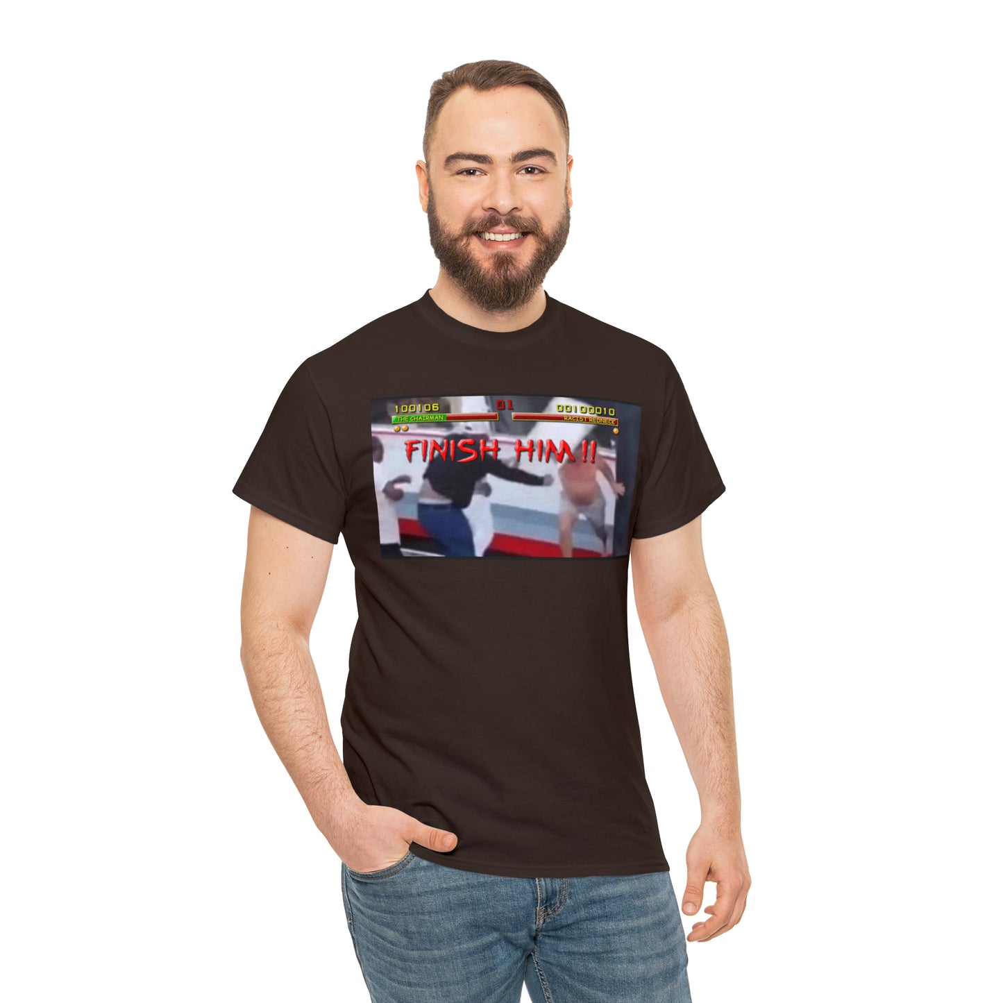 Finish Him Unisex Heavy Cotton Tee