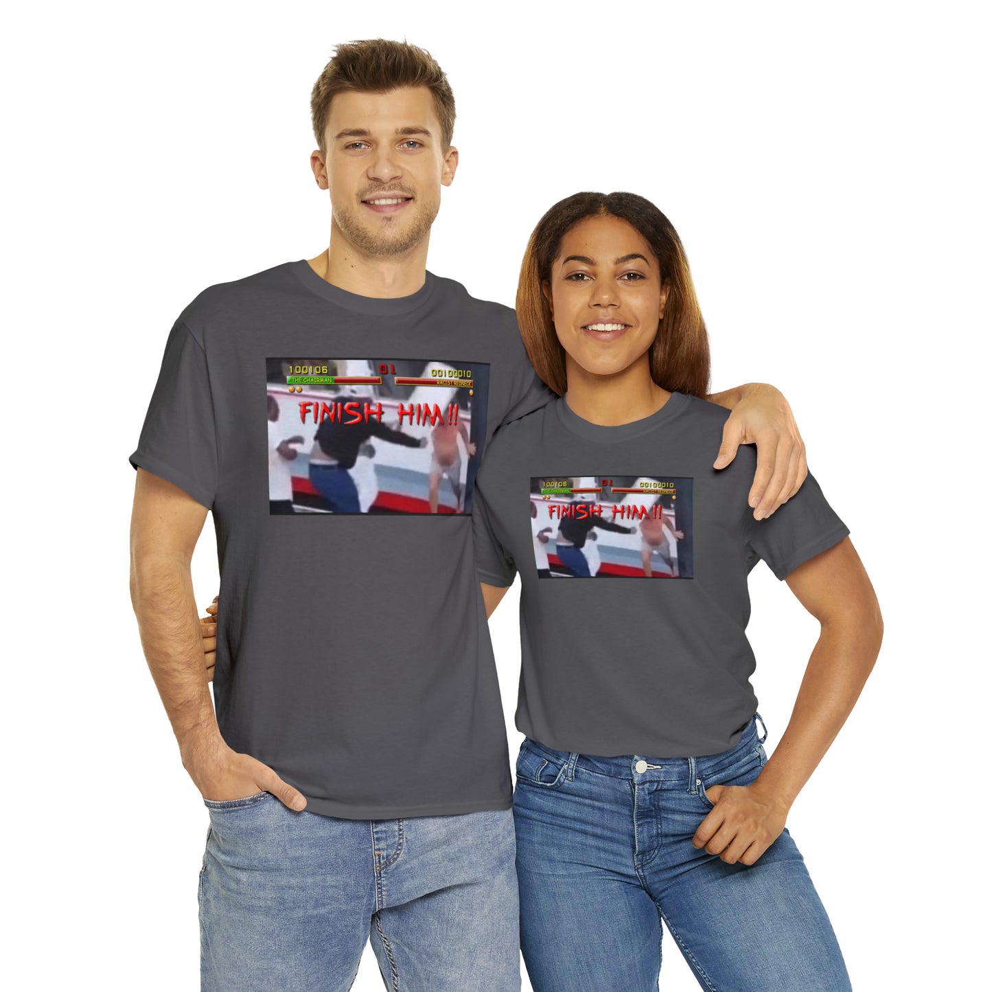 Finish Him Unisex Heavy Cotton Tee
