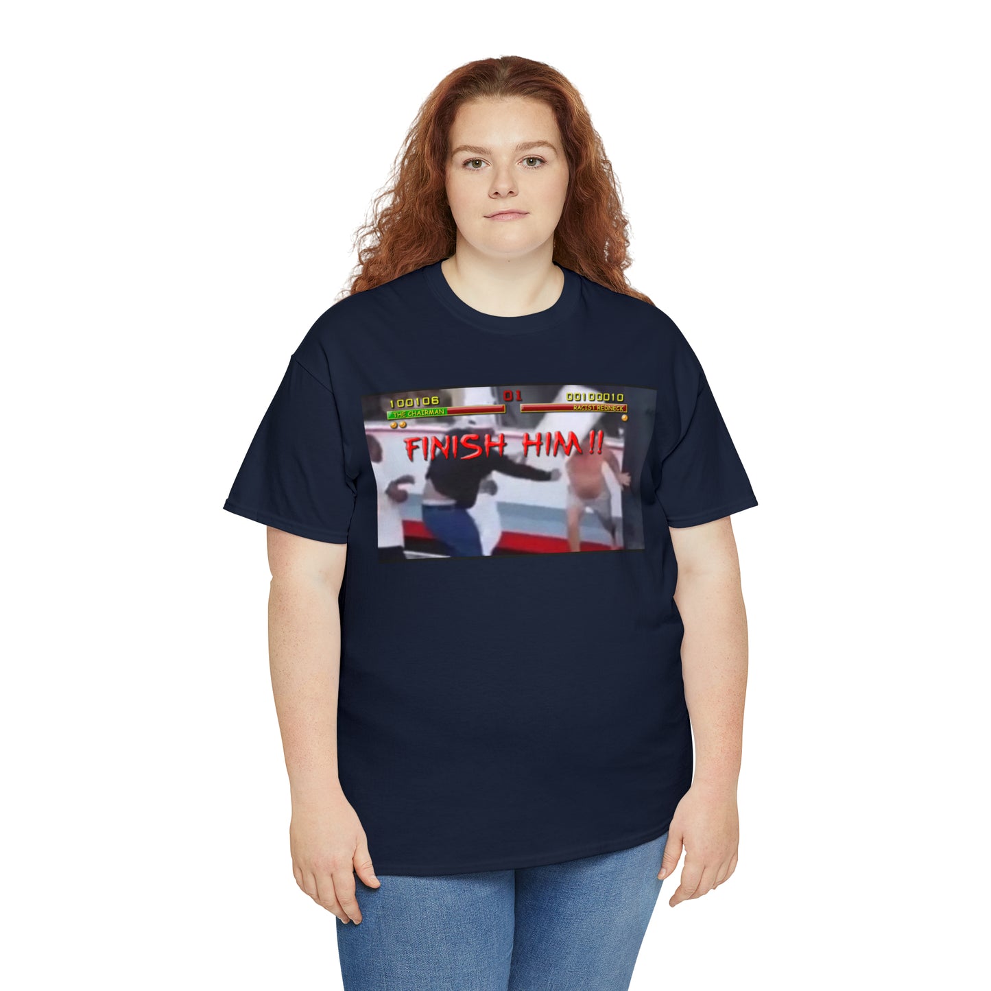 Finish Him Unisex Heavy Cotton Tee