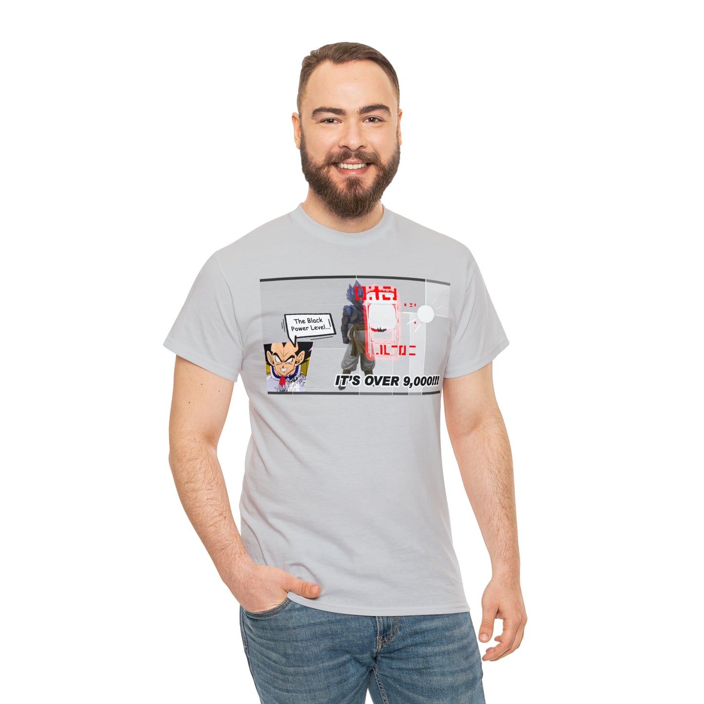It's Over 9,000 Unisex Heavy Cotton Tee