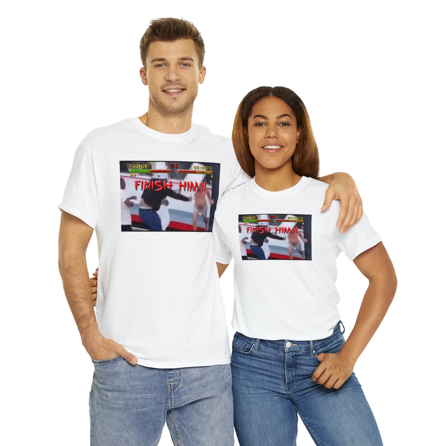Finish Him Unisex Heavy Cotton Tee