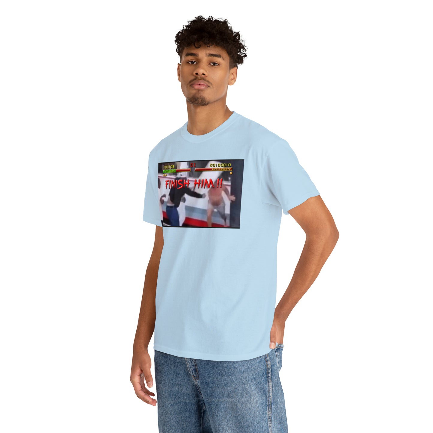 Finish Him Unisex Heavy Cotton Tee