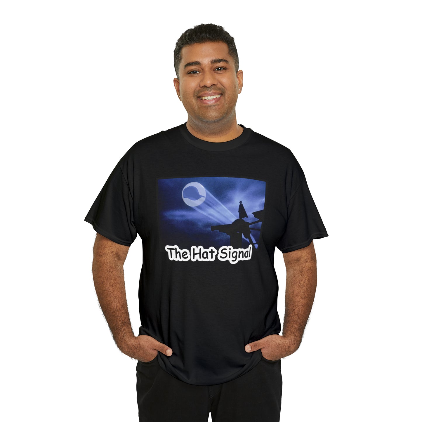 The Hat Signal Unisex Heavy Cotton Tee