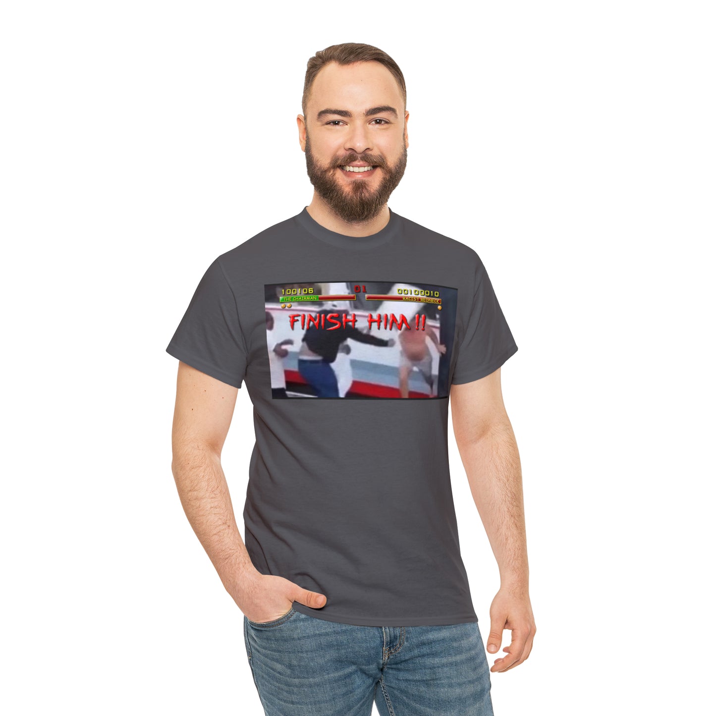 Finish Him Unisex Heavy Cotton Tee