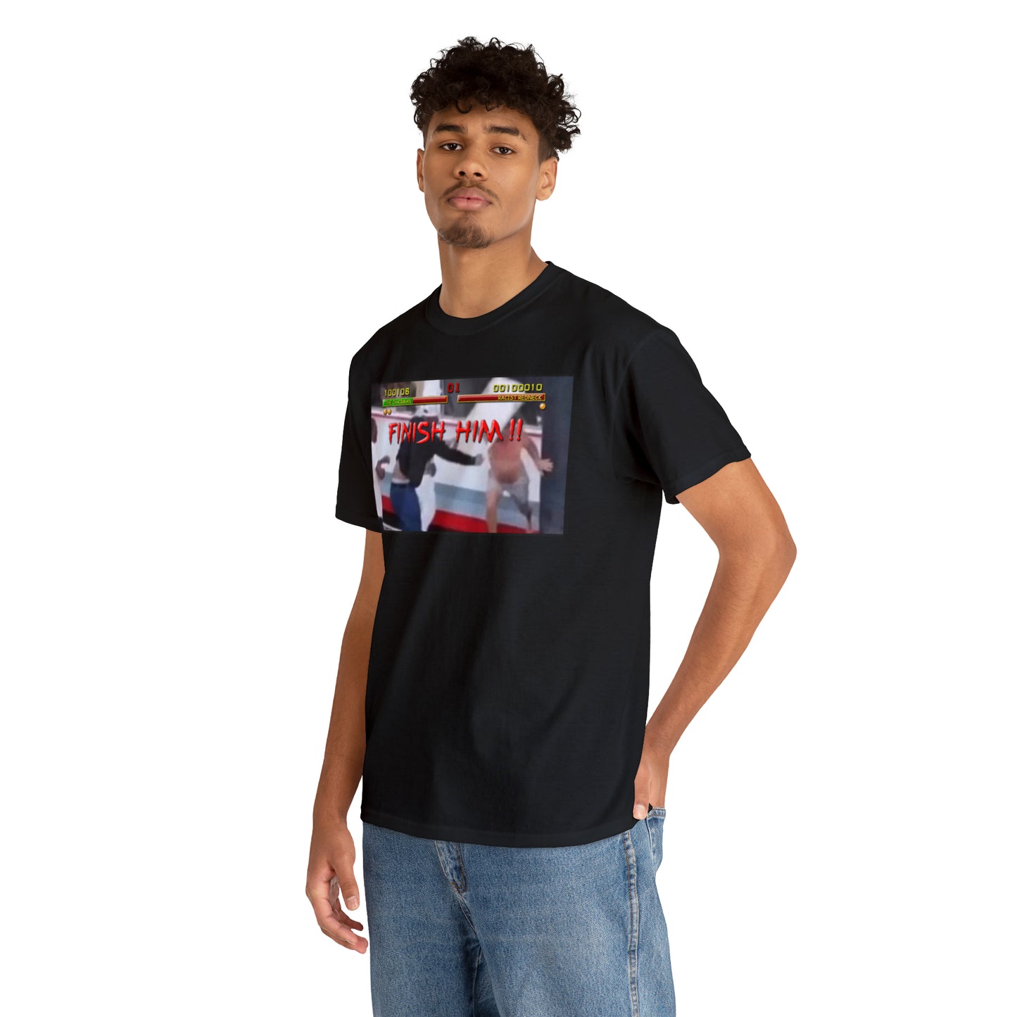 Finish Him Unisex Heavy Cotton Tee