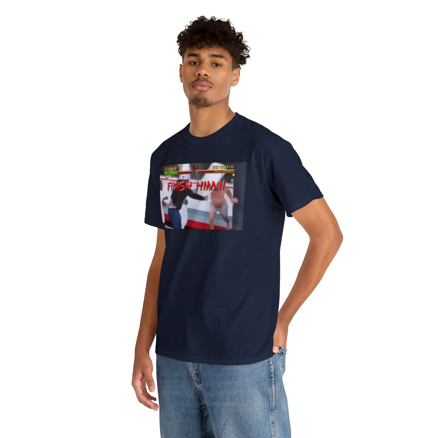 Finish Him Unisex Heavy Cotton Tee