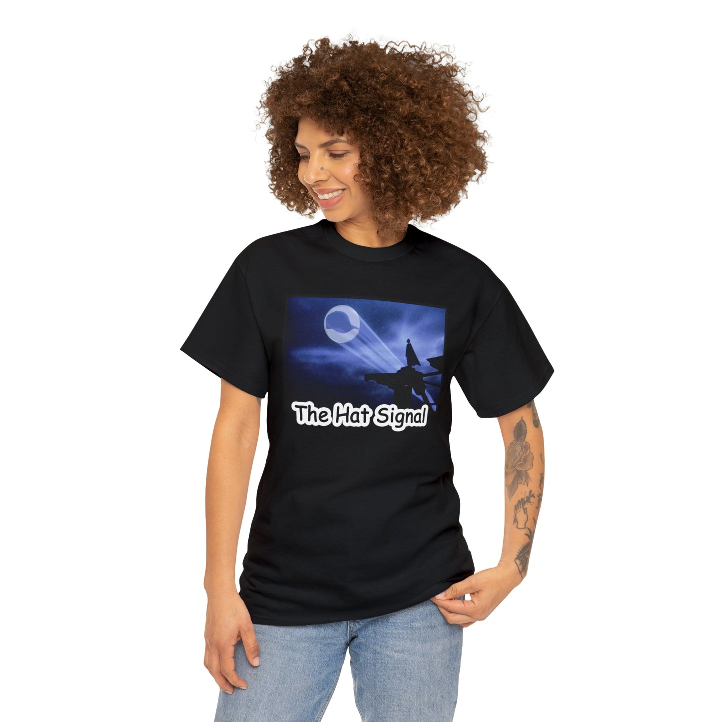 The Hat Signal Unisex Heavy Cotton Tee