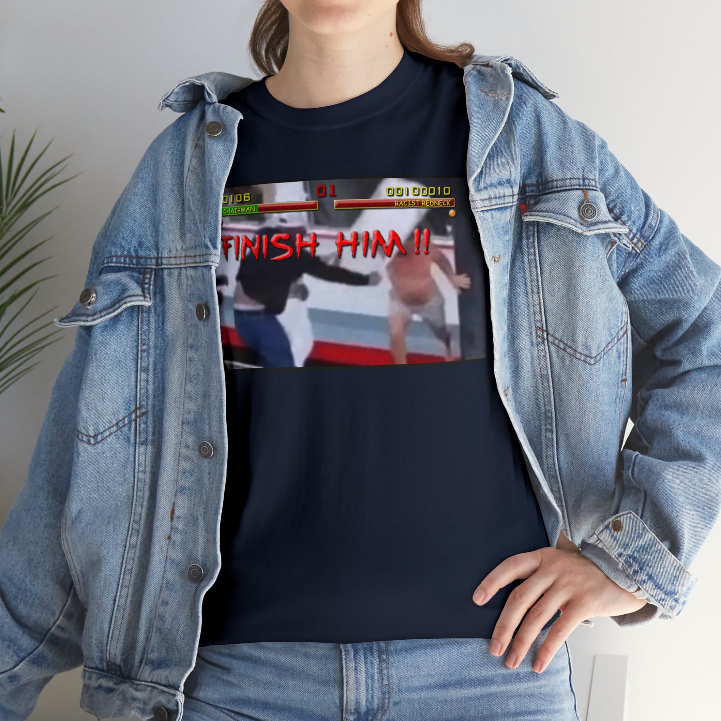 Finish Him Unisex Heavy Cotton Tee