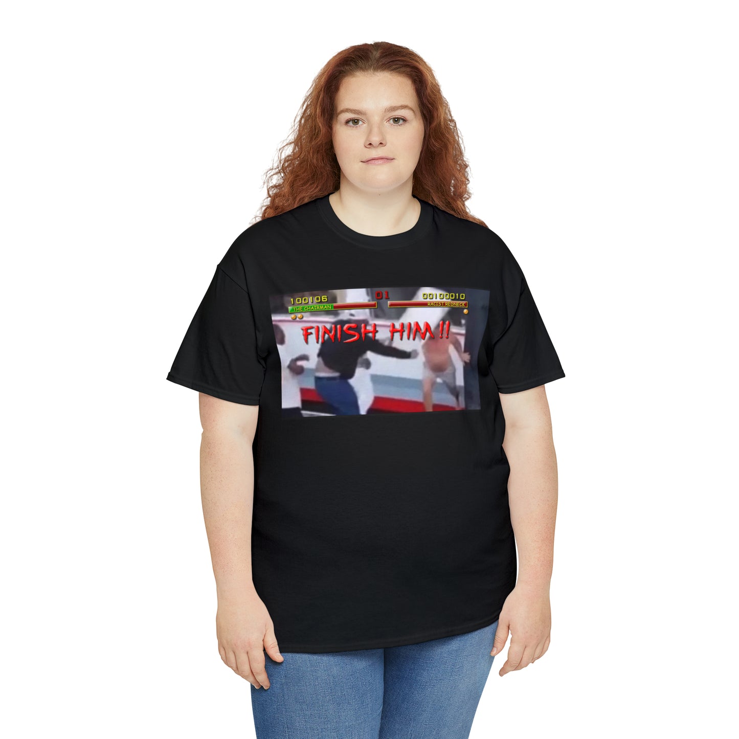 Finish Him Unisex Heavy Cotton Tee