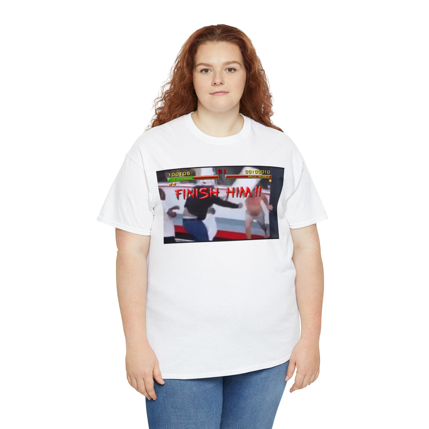 Finish Him Unisex Heavy Cotton Tee