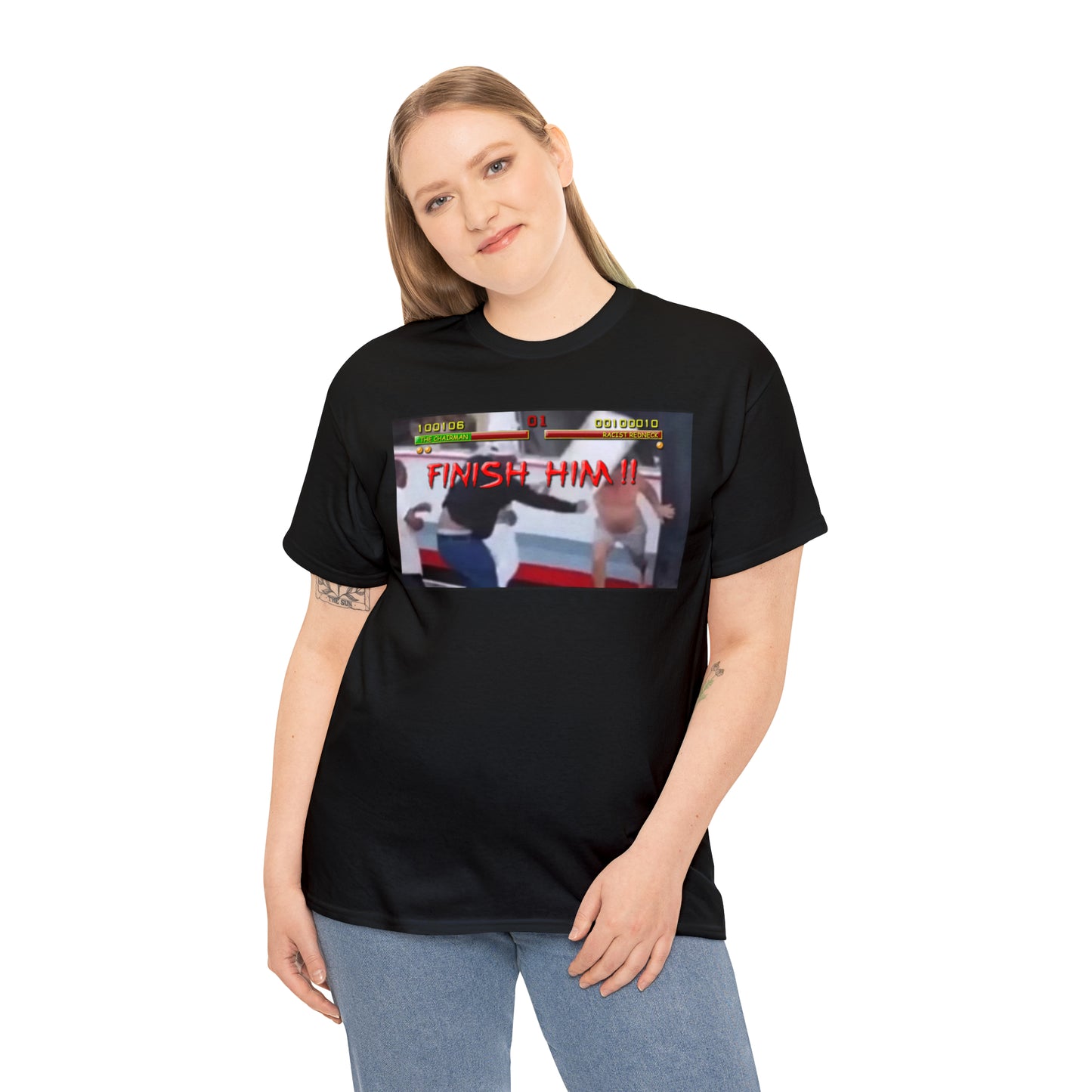 Finish Him Unisex Heavy Cotton Tee