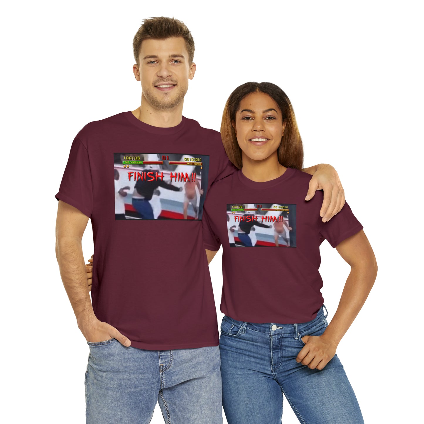 Finish Him Unisex Heavy Cotton Tee
