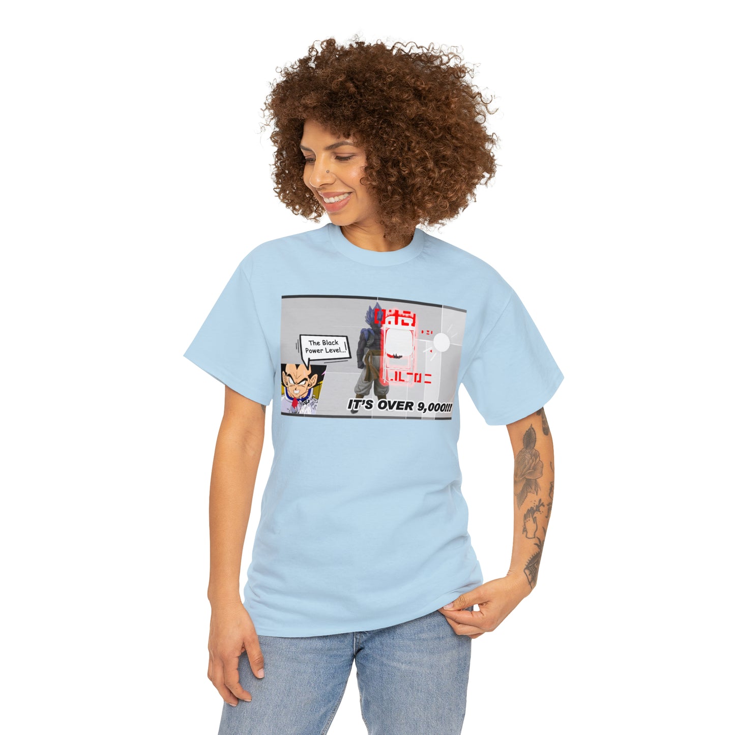 It's Over 9,000 Unisex Heavy Cotton Tee