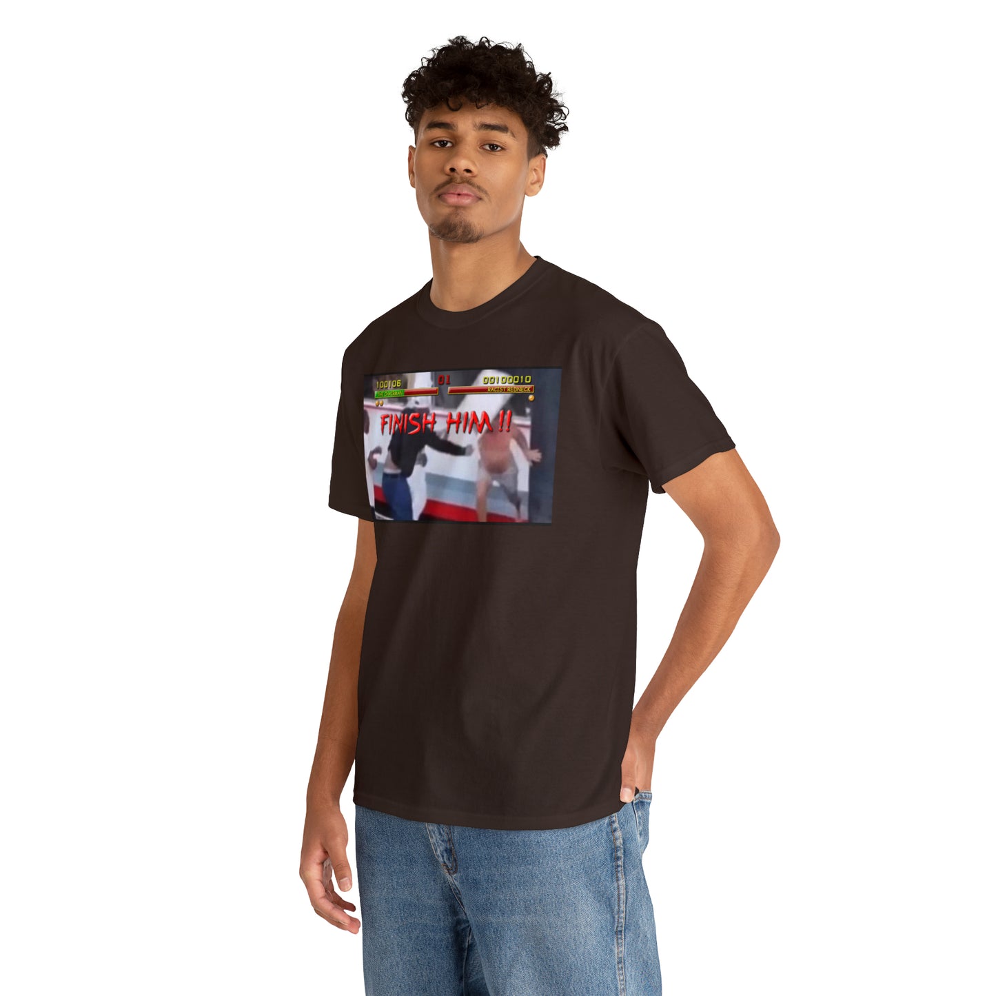 Finish Him Unisex Heavy Cotton Tee