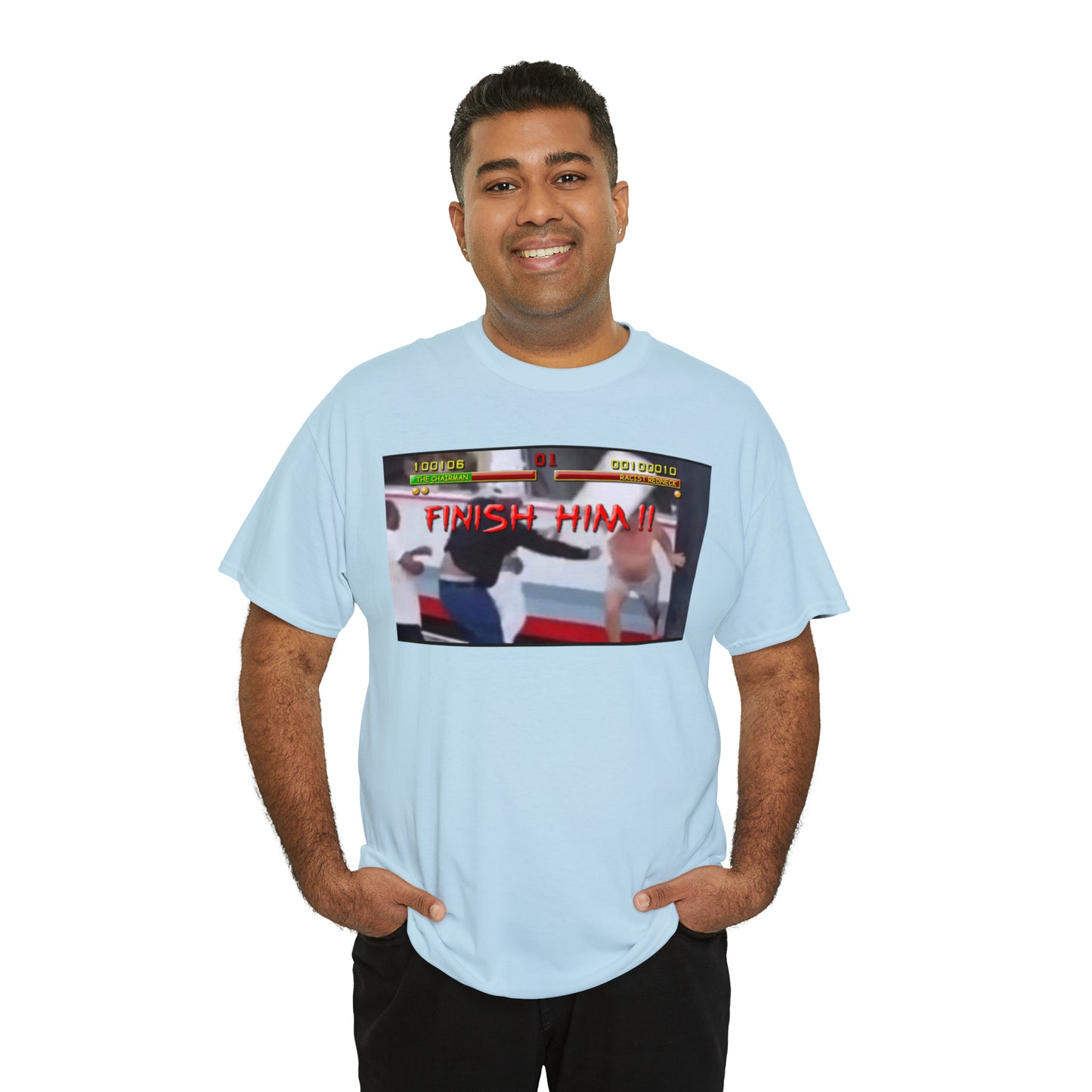 Finish Him Unisex Heavy Cotton Tee