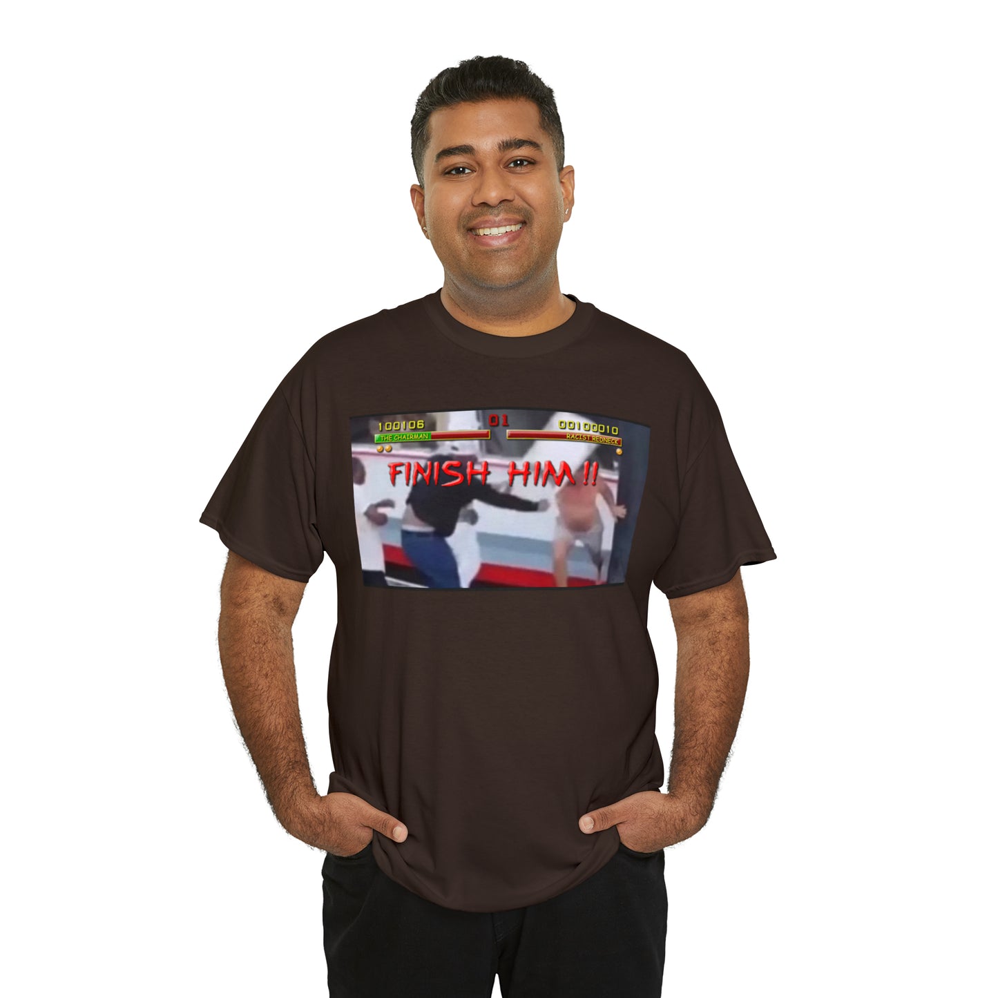Finish Him Unisex Heavy Cotton Tee