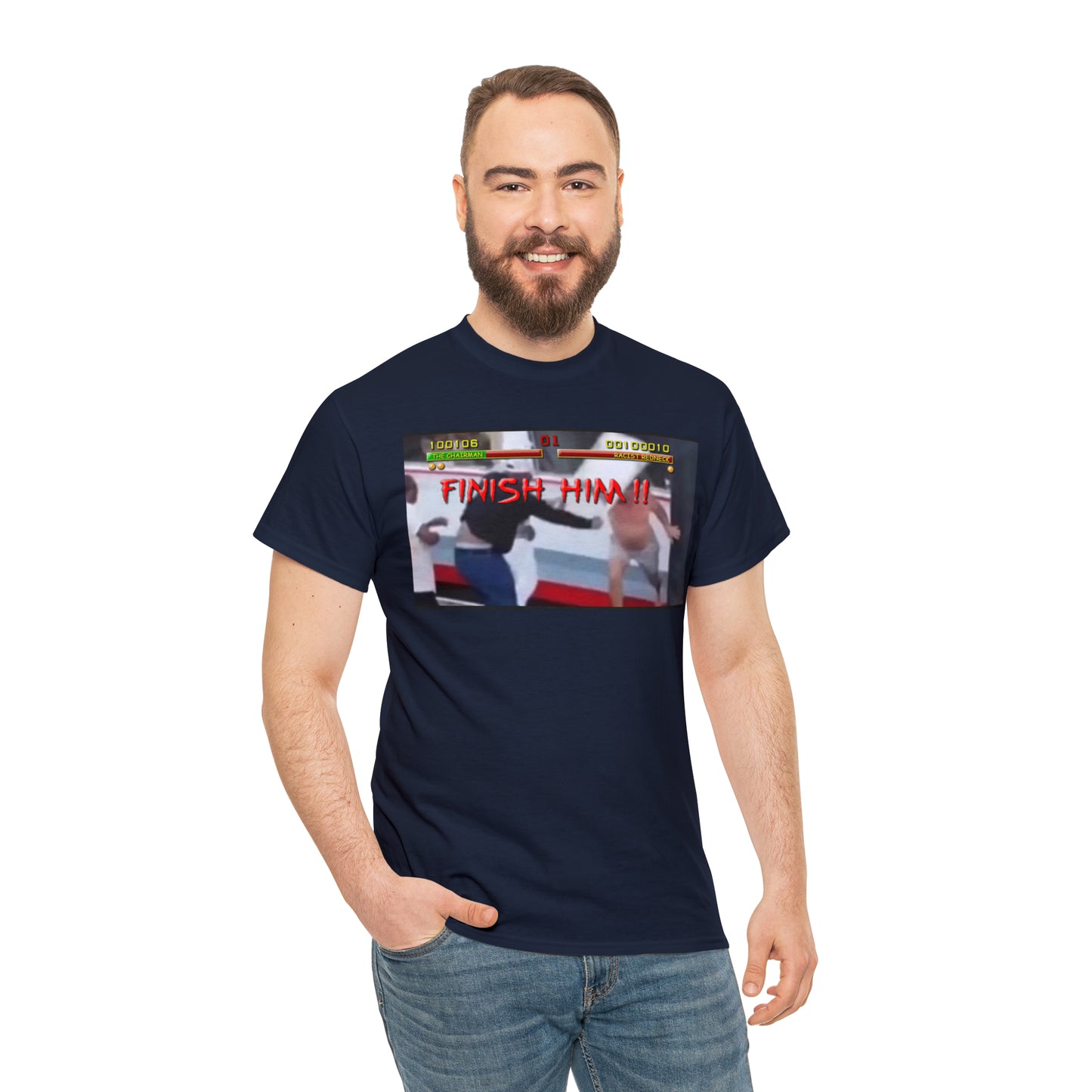 Finish Him Unisex Heavy Cotton Tee