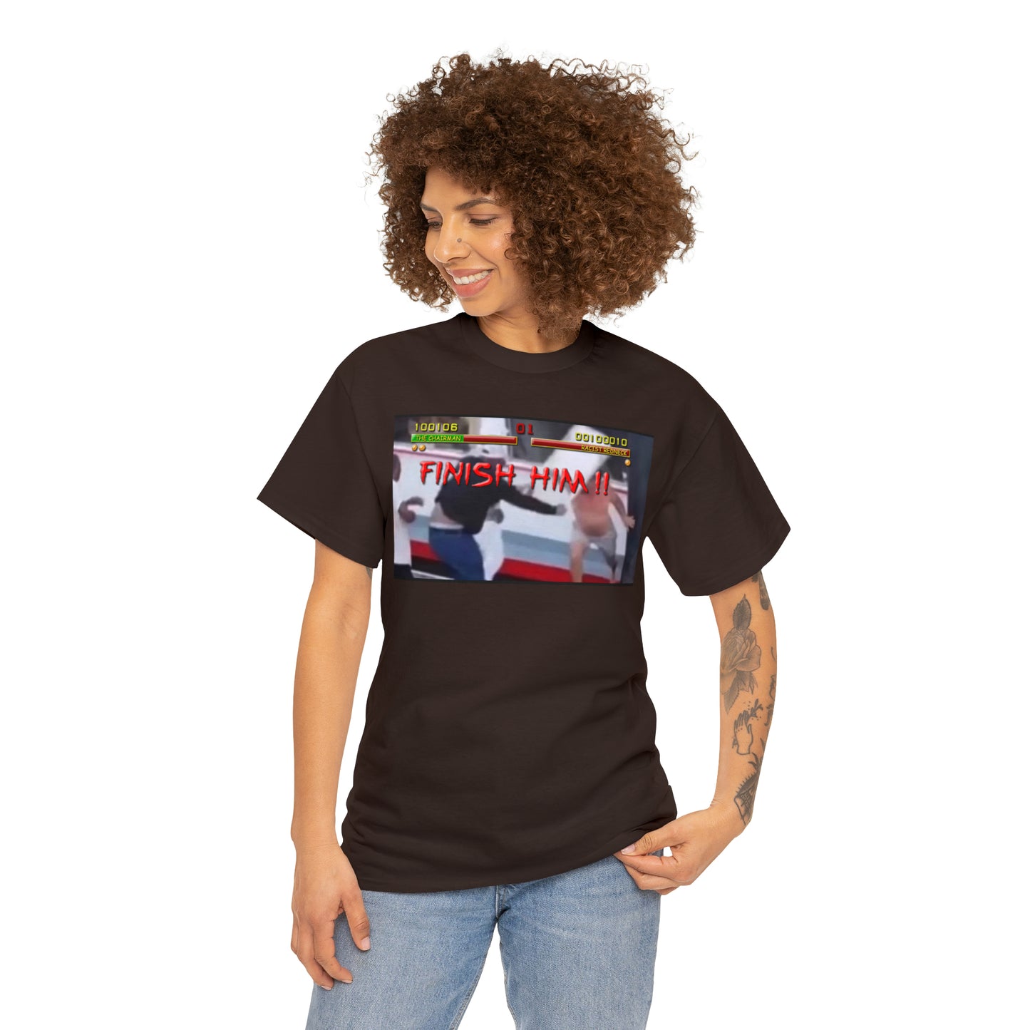 Finish Him Unisex Heavy Cotton Tee