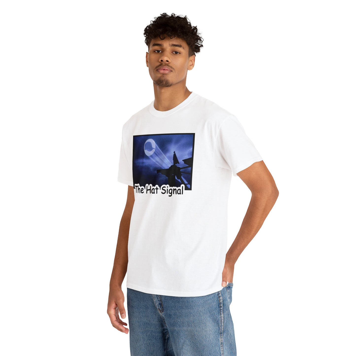 The Hat Signal Unisex Heavy Cotton Tee