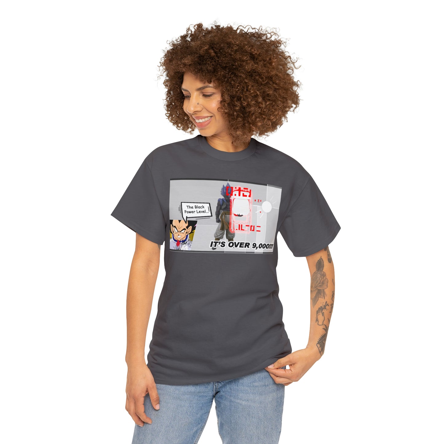 It's Over 9,000 Unisex Heavy Cotton Tee