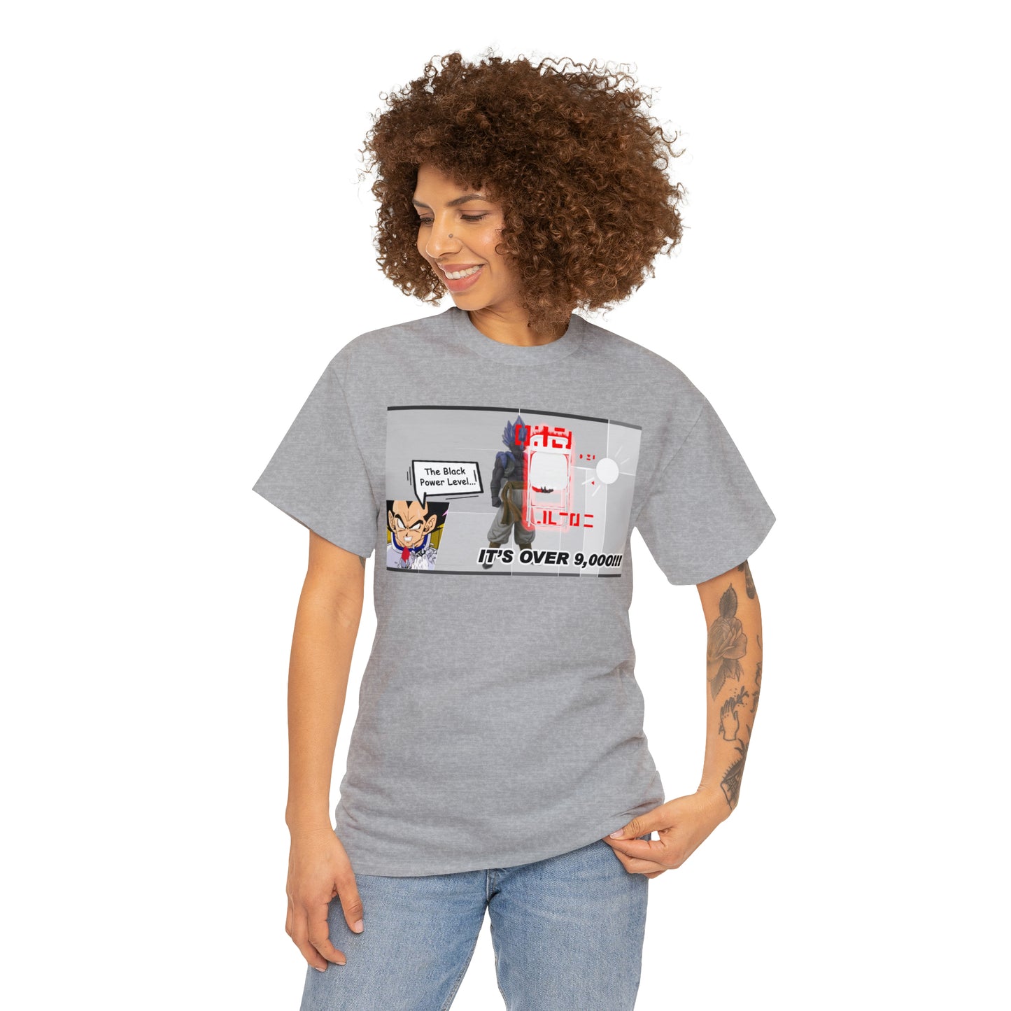 It's Over 9,000 Unisex Heavy Cotton Tee