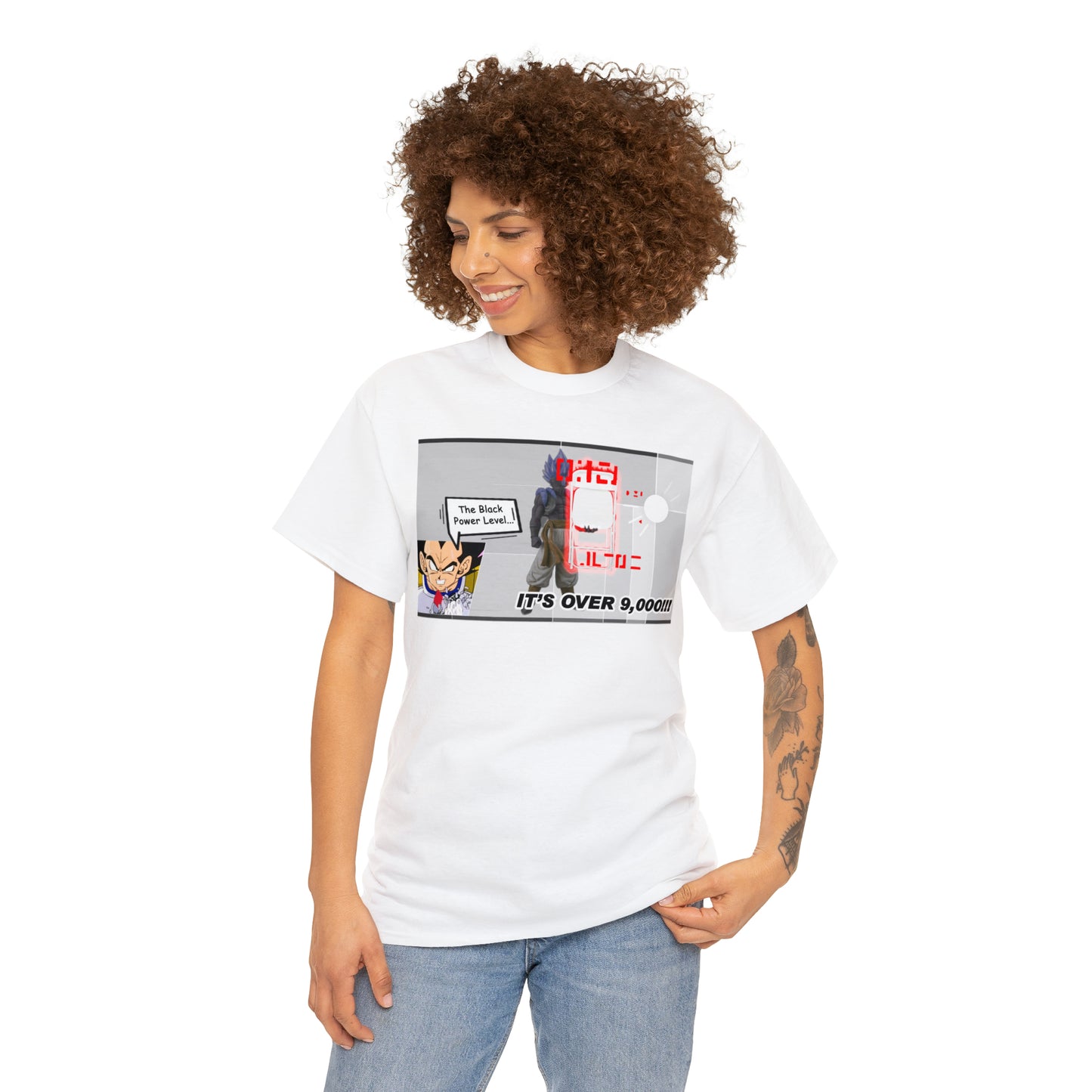 It's Over 9,000 Unisex Heavy Cotton Tee